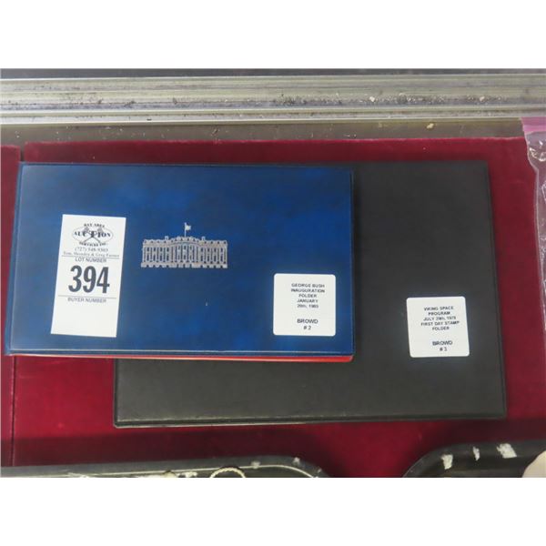 George Bush Inauguration Folder, Viking Space Program Stamp