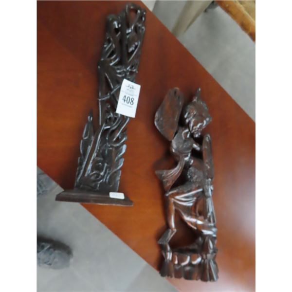 Oriental Carved Figural Décor - 2