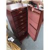 Image 2 : Queen Anne Mahogany Jewelry Cabinet