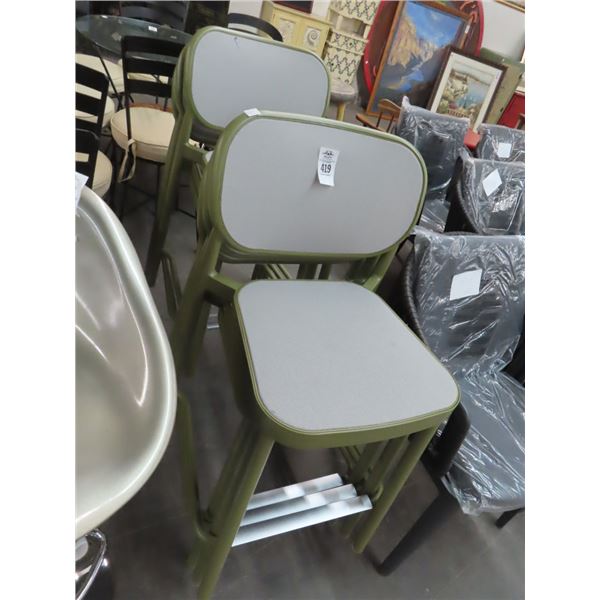 6-Alum. Patio Bar Stools - 6 X $