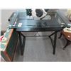 Image 1 : Small Contemporary Glasstop Desk