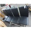 Image 1 : Black Dining Chairs - Set f 4
