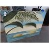 Image 1 : Tropical Oil On Canvas Ocean Scene