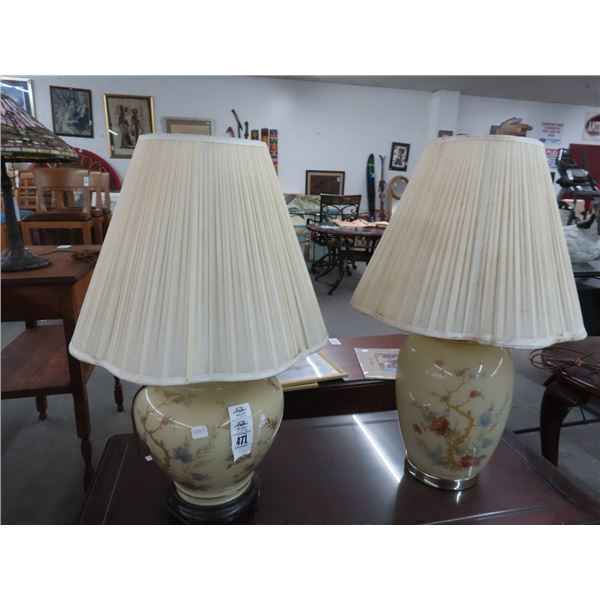 Oriental Lamps - Pair
