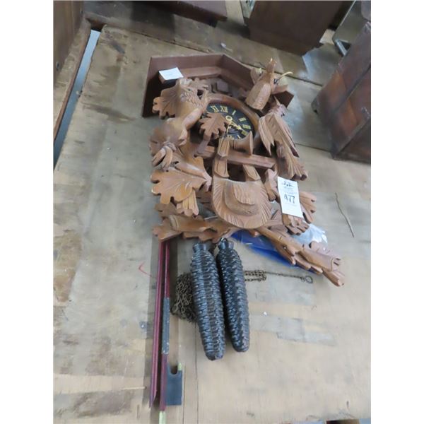 Carved Cuckoo Clock