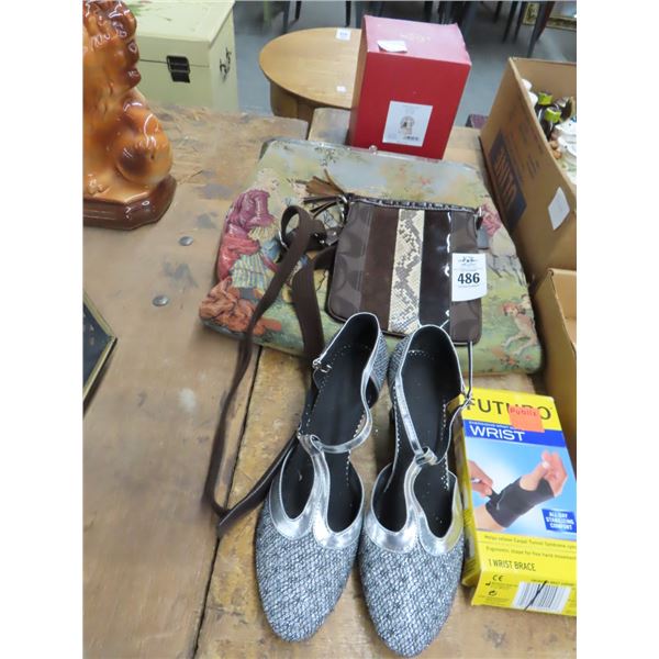 Lenox Snow Globe, Purses, Ladies Shoes, Wrist Support