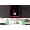 Image 1 : ^ 3 Ct GRA Certified Round Brillant Cut Moissanite Stone VVS D Color Set in Center of Round Shaped H
