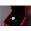 Image 2 : ^ 1 Ct GRA Certified Round Brilliant Cut Moissanite Stone VVS D Color w/35 Round Cubic Zirconia Set 