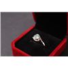 Image 2 : ^ 1 Ct GRA Certified Round Brilliant Cut Moissanite Stone VVS Blue Color Bezel Set w/11 Round Brilli