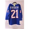 Image 1 : * Peter Forsberg Signed Jersey - Quebec Hockey Jersey w/Hologram Certificate Sticker on Jersey # BL4