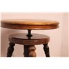 Image 2 : * Antique Eagle Claw Foot w/Glass Globe Piano Swivel Stool - 14.5" x 20.5" - Some Wear