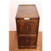 Image 1 : * Vintage Oak Wooden Filing Folder Cabinet - 29" x 24" x 19" - Some Wear