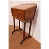 Image 3 : * Vintage Wooden Standing Sewing Box - 29" x 19" x 13" - Some Wear