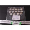 Image 1 : (14) Canadian Twenty Five Cent Silver Coins Collection - 1955-1964