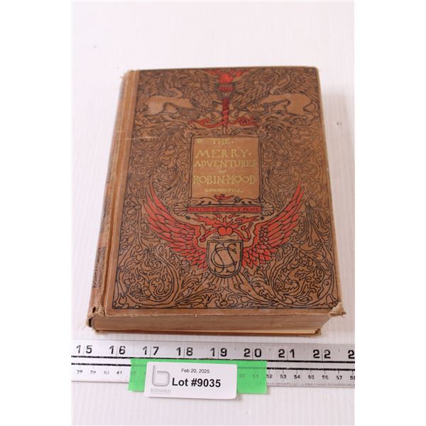 Vintage Hard Cover Book of The Merry Adventures of Robin Hood
