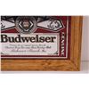 Image 3 : Budweiser Mirrored Advertisement Framed Sign - 14.5" x 11.5"