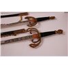 Image 2 : (2) Swords w/Sheaths - Made in Spain - Hilt to Tip: 34" Long, w/35" Sheath