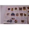 Image 2 : (3) Collector Pins Boards: Police, Firefighters, Curling, Misc.