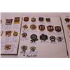 Image 3 : (3) Collector Pins Boards: Police, Firefighters, Curling, Misc.