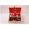 Image 1 : Vintage Jewelry Box - 10" x 7" x 3.5"