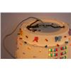Image 3 : Vintage Swag Color Bead Light - 10" x 10" - Works - Some Wear, as Pictured