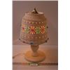 Image 1 : Vintage Color Bead Lamp - Works - 18" x 11"