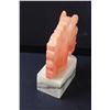 Image 4 : (2) Alabaster Stone Horse Head Book Ends - 8" x 5.5"
