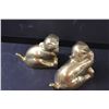 Image 2 : (2) Brass Kitten Book Ends - 5.5" x 4"