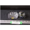 Image 1 : (2)  Art Glass Paper Weights