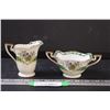 Image 1 : Noritake Cream & Sugar Bowl Set - Made in Japan