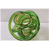 Image 2 : Glass Knot Art Glass Sculpture - 6" Tall