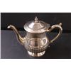 Image 7 : Marlboro E.P. Brass Electroplated Brass Tea Serving Set: Tea Pot, Coffee Pot, Creamer, Plate