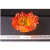Image 1 : Orange Art Glass Bowl - 7" x 4"