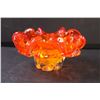 Image 2 : Orange Art Glass Bowl - 7" x 4"