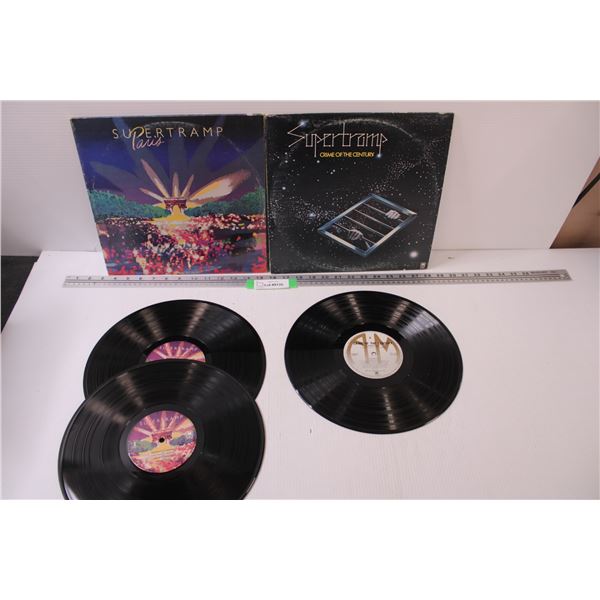 (2) Supertramp Records - Paris and Crime of the Century