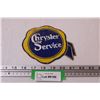 Image 1 : Chrysler Service Metal Sign - 6" Diameter