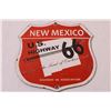 Image 2 : New Mexico Highway 66 Metal Sign - 6" Diameter