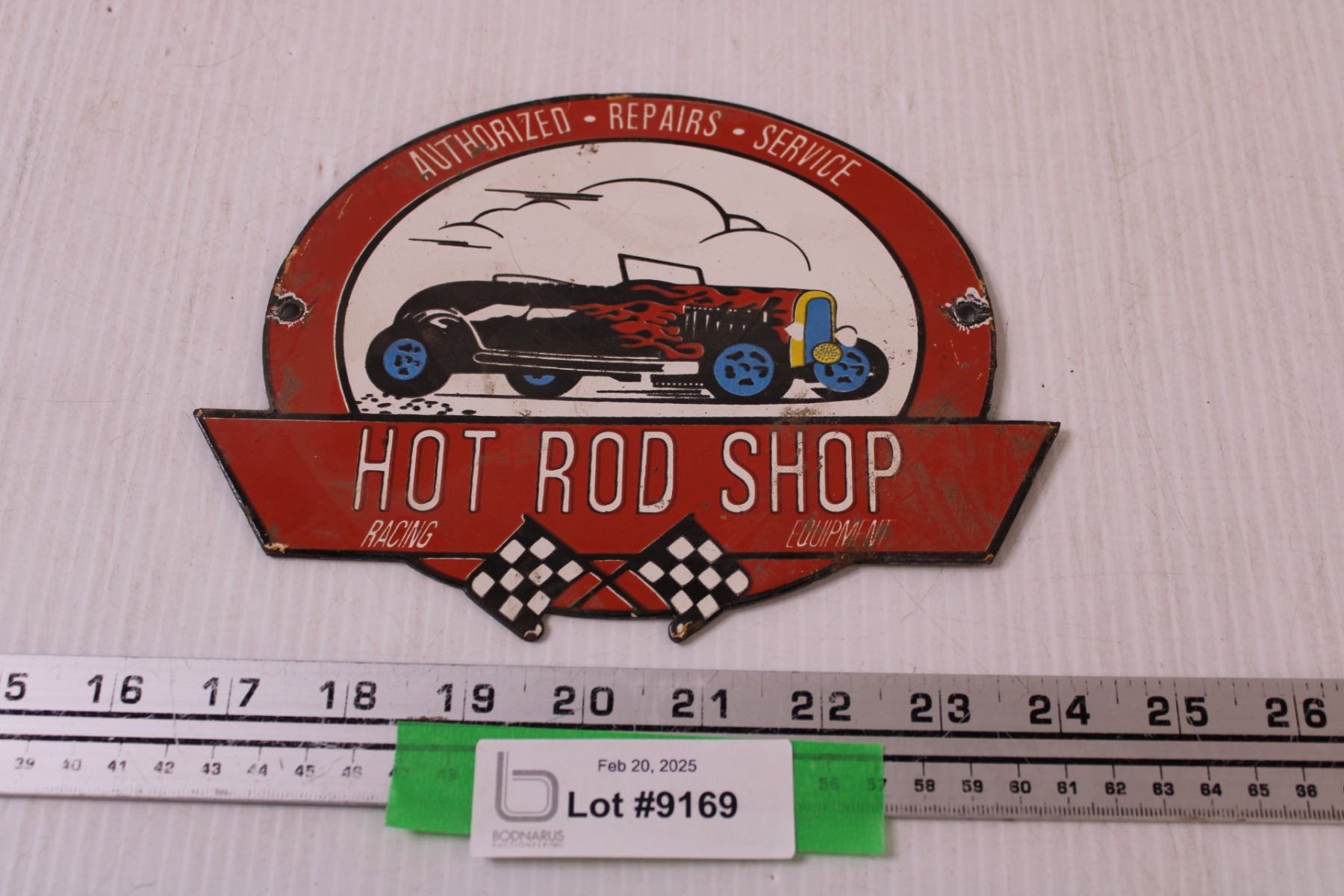 Rod Shop Sign Hot Rod Shop Metal Sign - 8