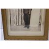 Image 3 : World War Two Era Picture of Soldier in Dress Uniform in Frame - 10" x 13"