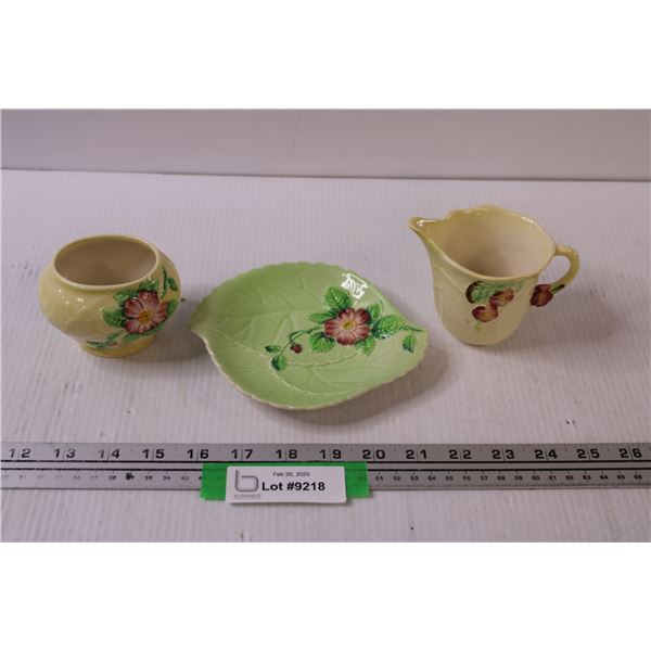 Carltonware Cream & Sugar Bowl Set & Serving Plate