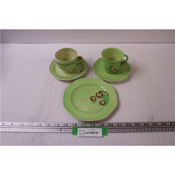 Carltonware (2) Teacup Sets, Serving Plate