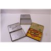 Image 3 : (3) Tobacco Cigarette Tins: Players & Caporal