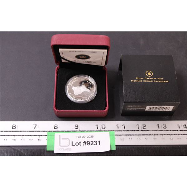 Royal Canadian Mint Silver Dollar Coin - 2010 - w/Case