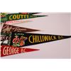 Image 2 : (8) Pennants: Montana, Jasper, Coutts, Victoria, Terrace, Prince Rupert, Prince George, Chilliwack