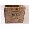 Image 2 : CIL Ammunition Wooden Crate - 9.5" x 9" x 14"