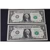 Image 3 : (4) United States of America One Dollar Bills - In Sequential Order