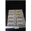 Image 1 : (10) Canadian One Dollar Bills - 1973