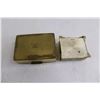 Image 3 : (2) Vintage Jewelry Boxes, Vintage Blade Razor Handle, Vintage Belt Buckle