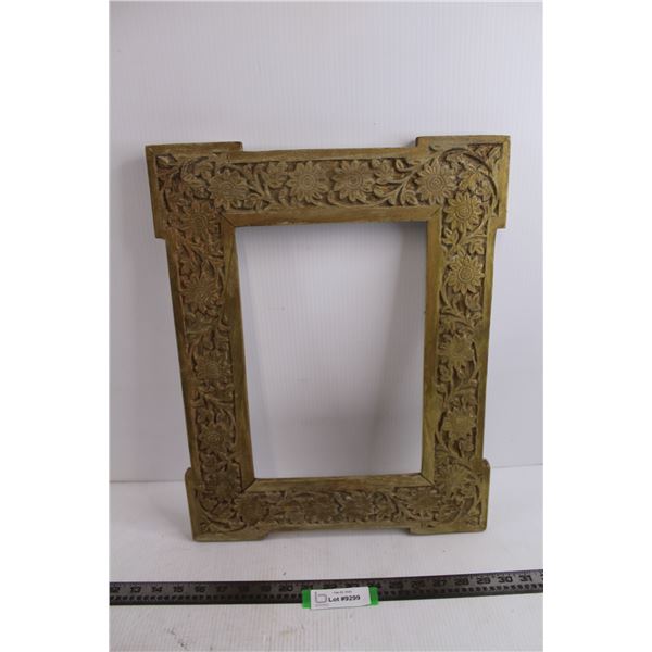 Vintage Wooden Picture Frame 15" x 19"