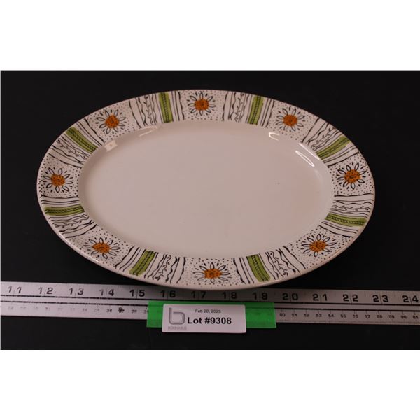 Vintage Kathy Winkle Broadhurst Platter - 12" x 9.5"